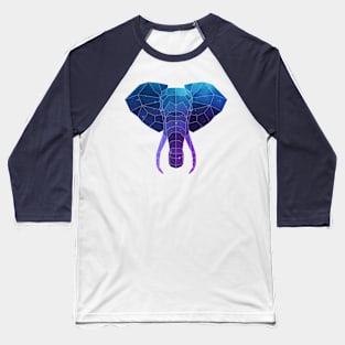 Galaxy Elephant Geometric Animal Baseball T-Shirt